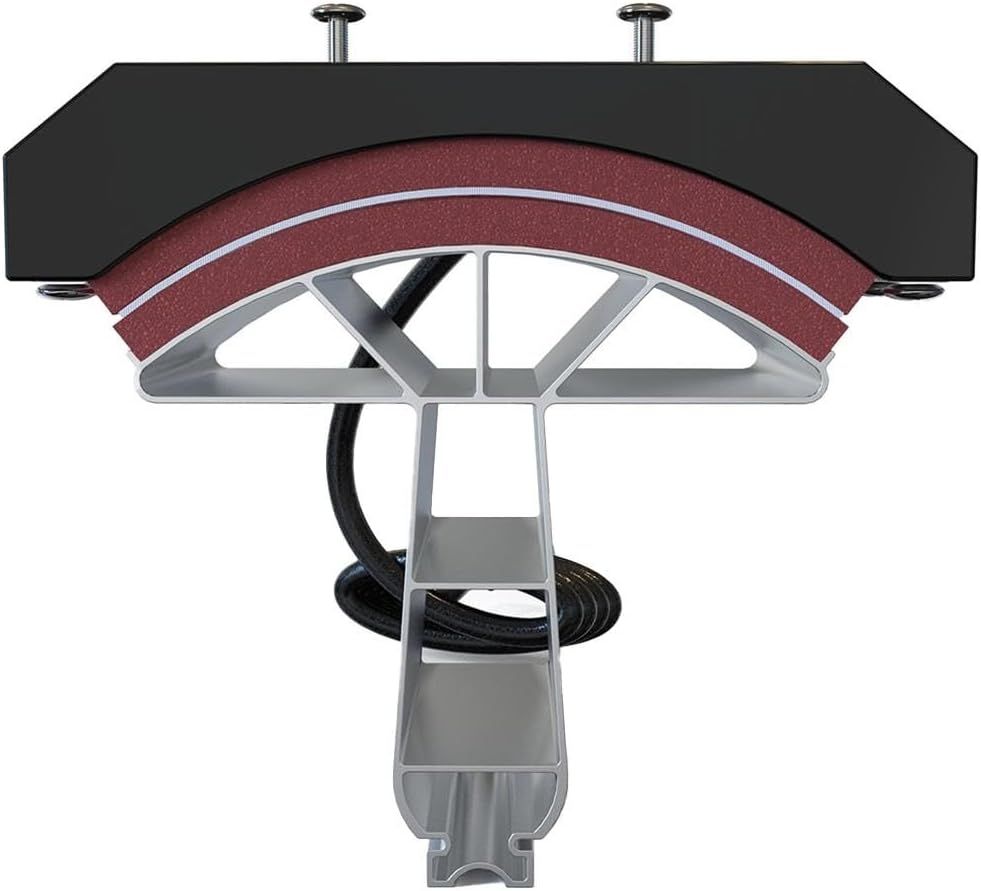 Heating plate for cap transfer presses