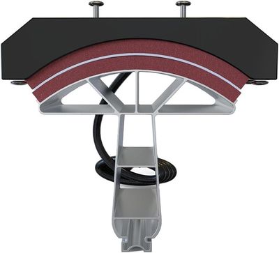 Heating plate for cap transfer presses
