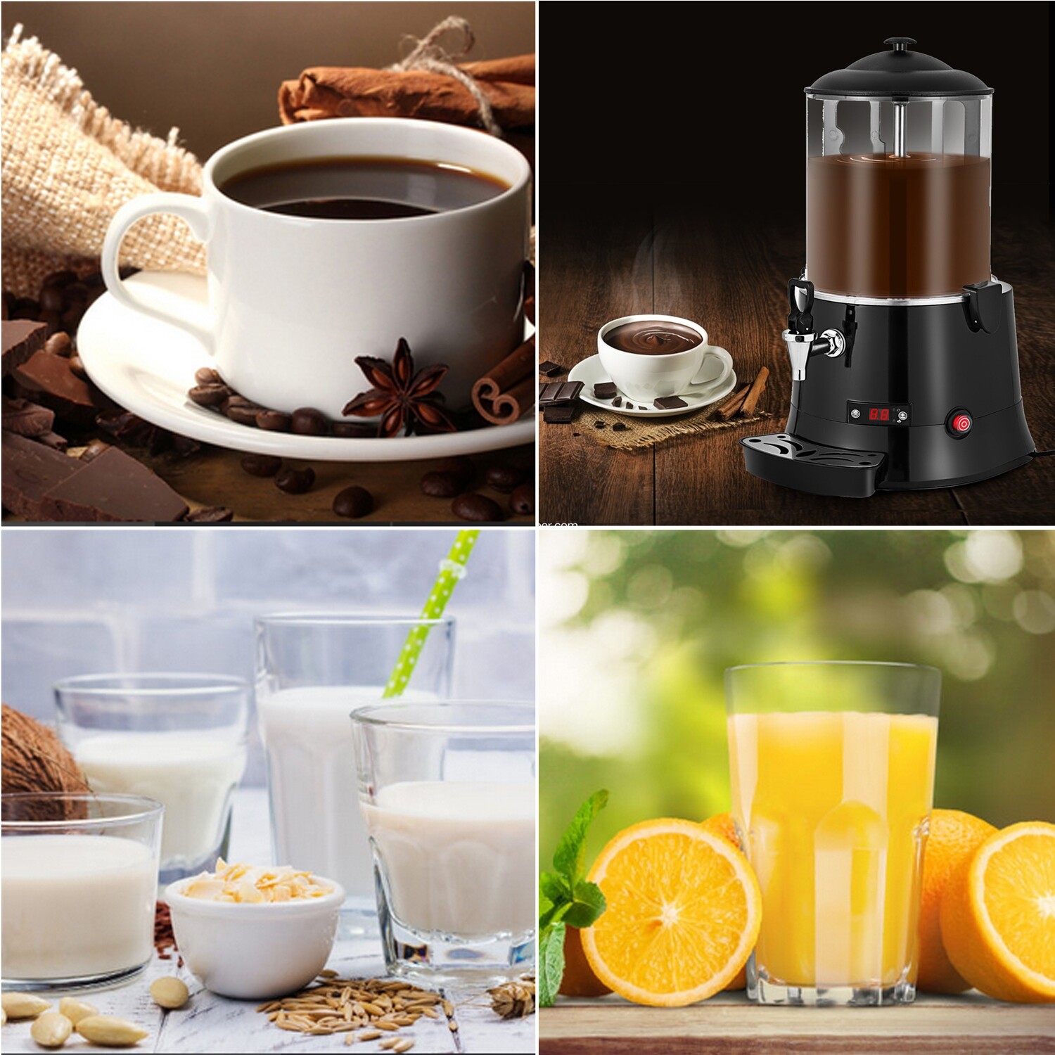 Chocolate Melter Machine KS-RQ, Hot Chocolate Dispensing Machine for Efficient Melting and Serving