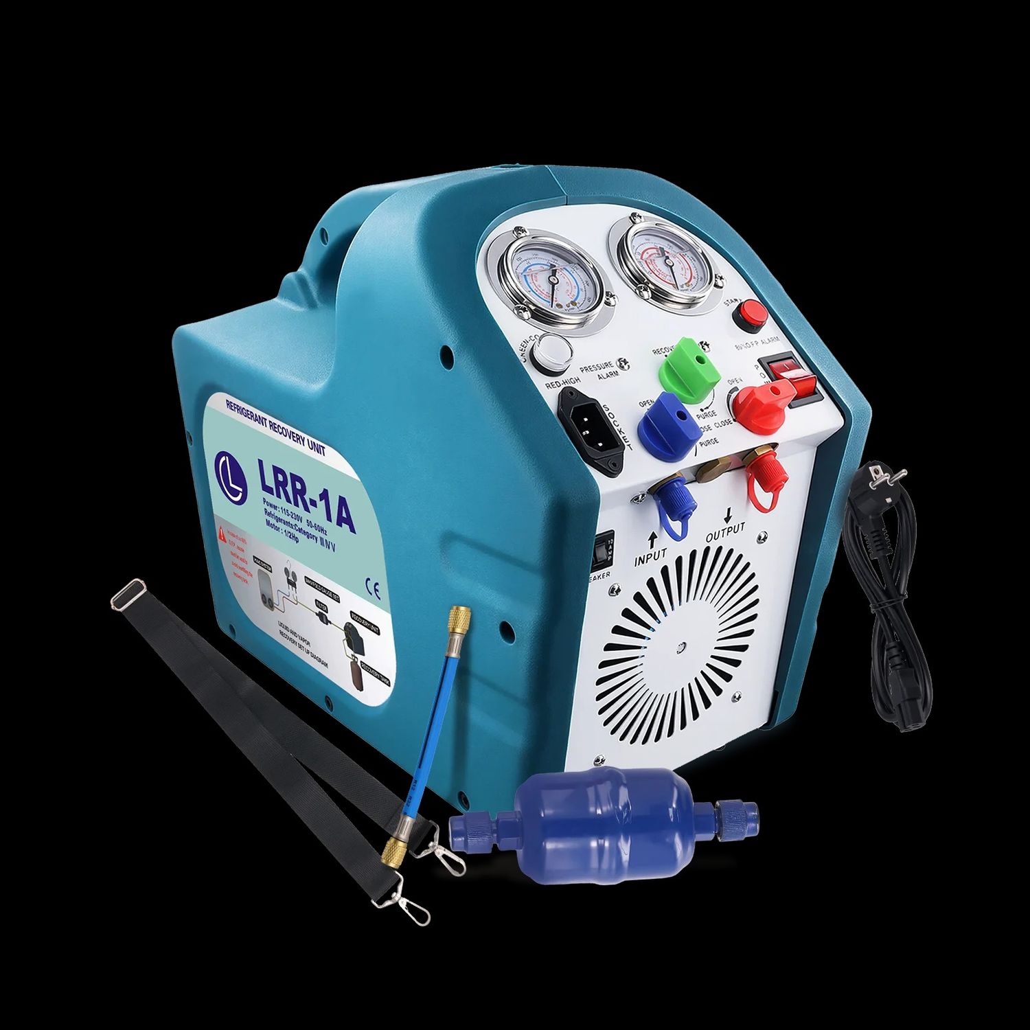 Portable Refrigerant Recovery Machine 50Hz 1/24HP AC Recovery Unit