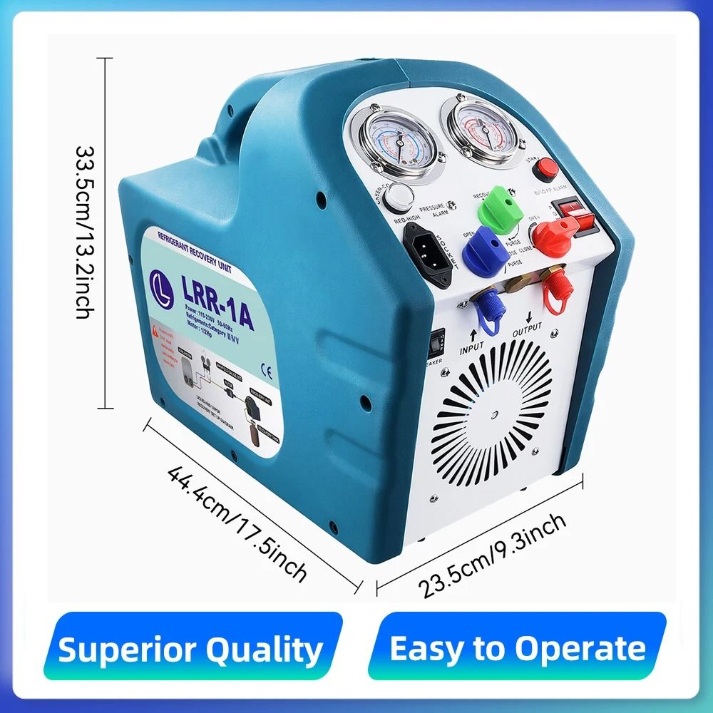 Portable Refrigerant Recovery Machine 50Hz 1/24HP AC Recovery Unit