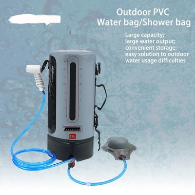 Portable 12L Solar Camping Shower Bag – Foldable Outdoor Shower