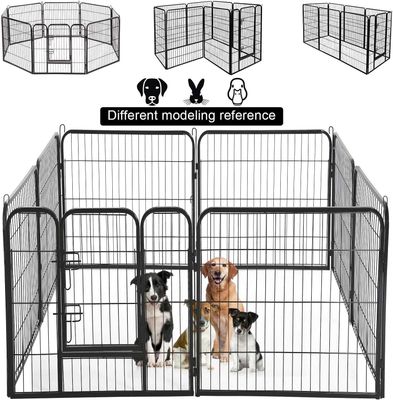 Heavy Duty Puppy Playpen 8 Panel 80x100cm