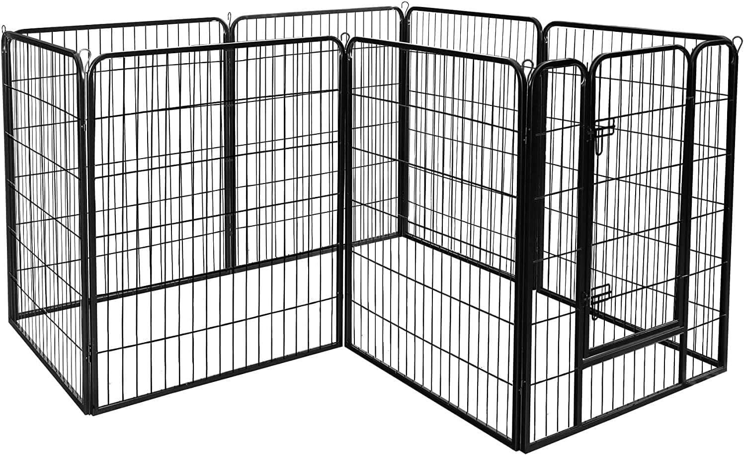 Heavy Duty Puppy Playpen 8 Panel 80x100cm