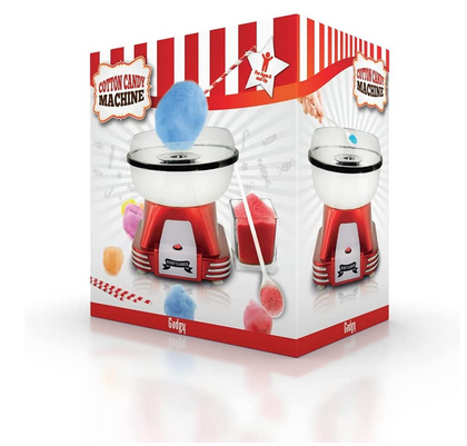 Cotton Candy Machine Retro Candy Floss Maker for Sugar &amp; Hard Candies