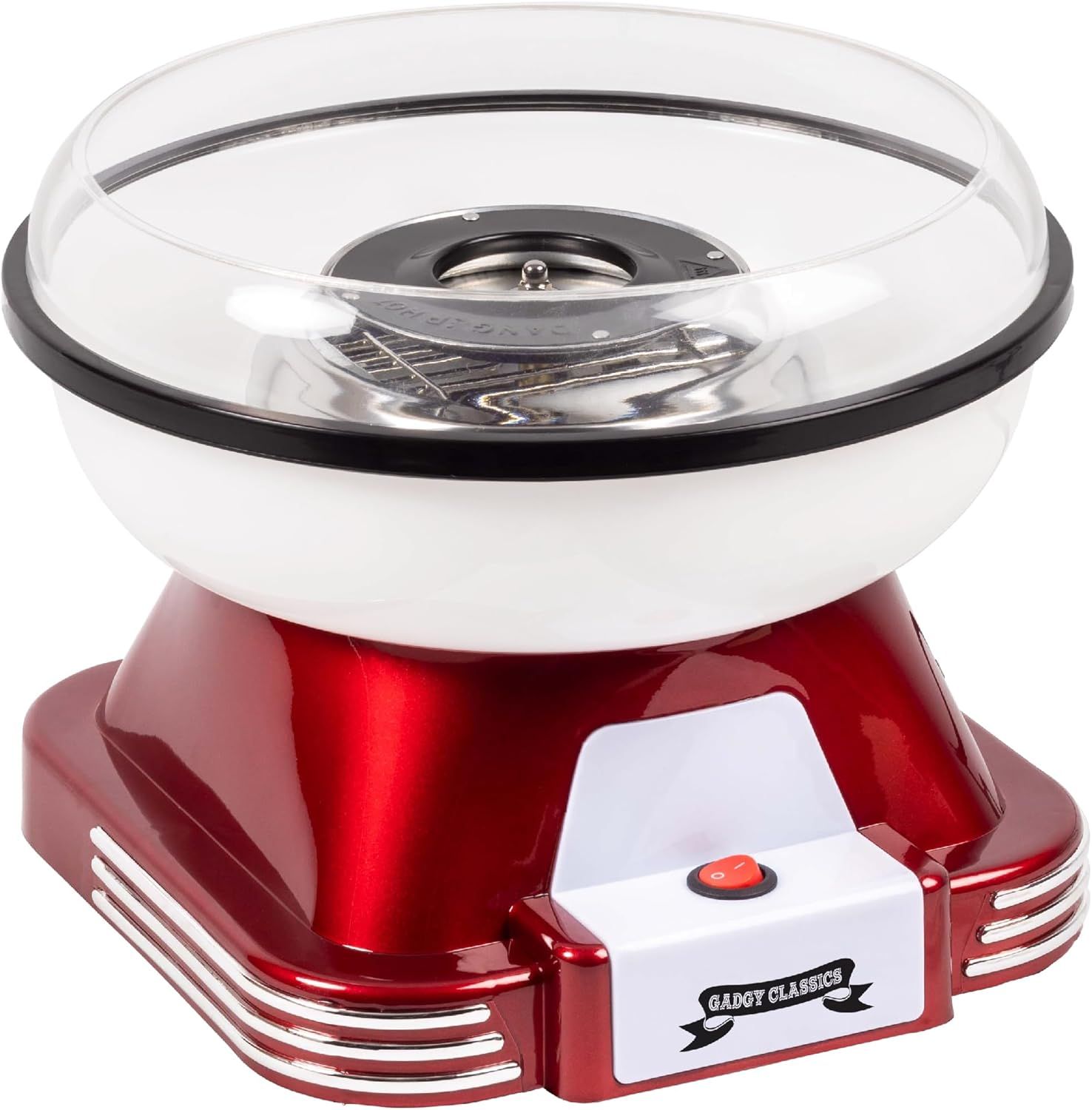 Cotton Candy Machine Retro Candy Floss Maker for Sugar &amp; Hard Candies