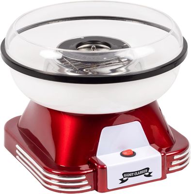 Cotton Candy Machine Retro Candy Floss Maker for Sugar &amp; Hard Candies