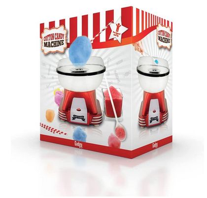 Cotton Candy Machine Retro Candy Floss Maker for Sugar &amp; Hard Candies