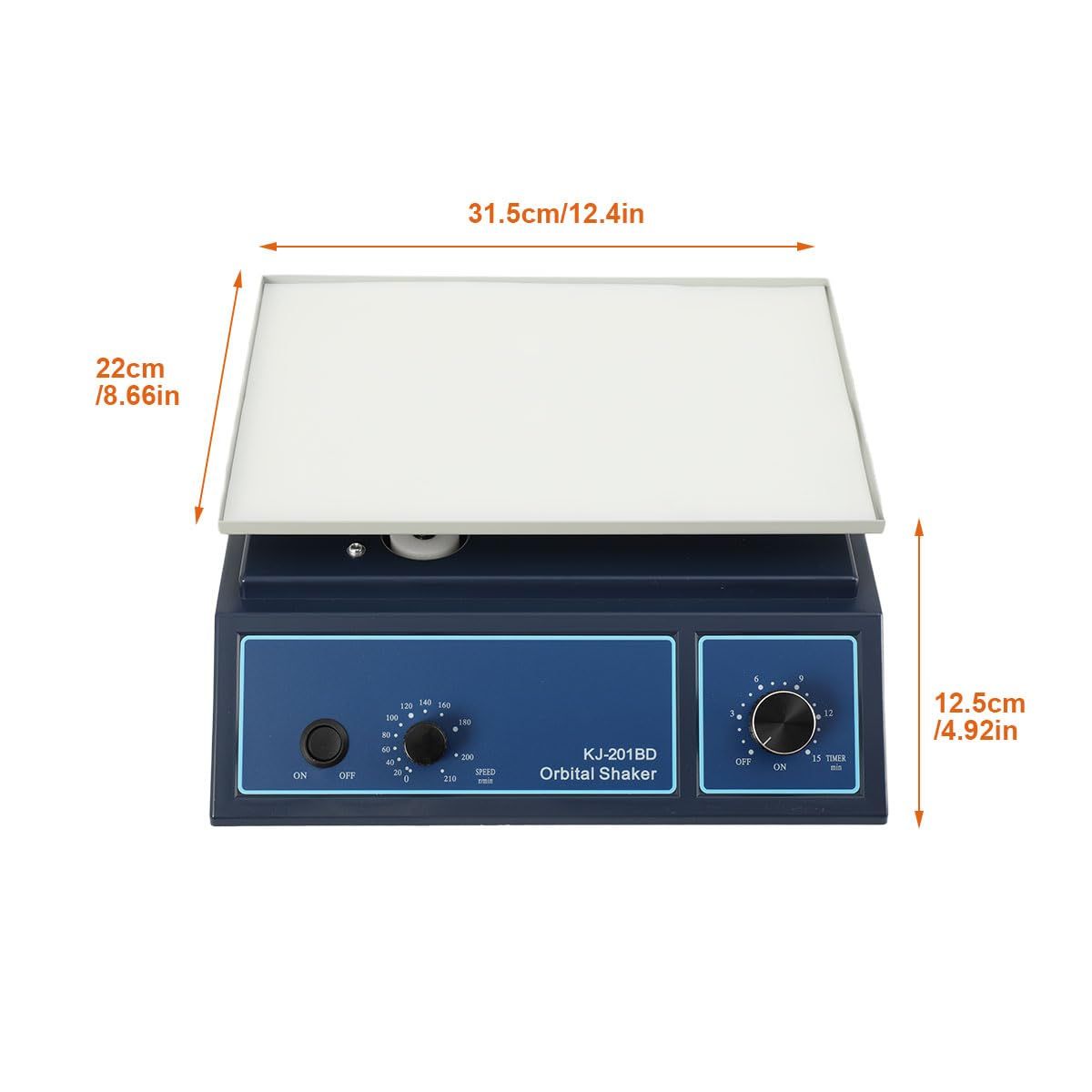 Laboratory Orbital Shaker 20 210 RPM Adjustable Speed Mixer with Timer
