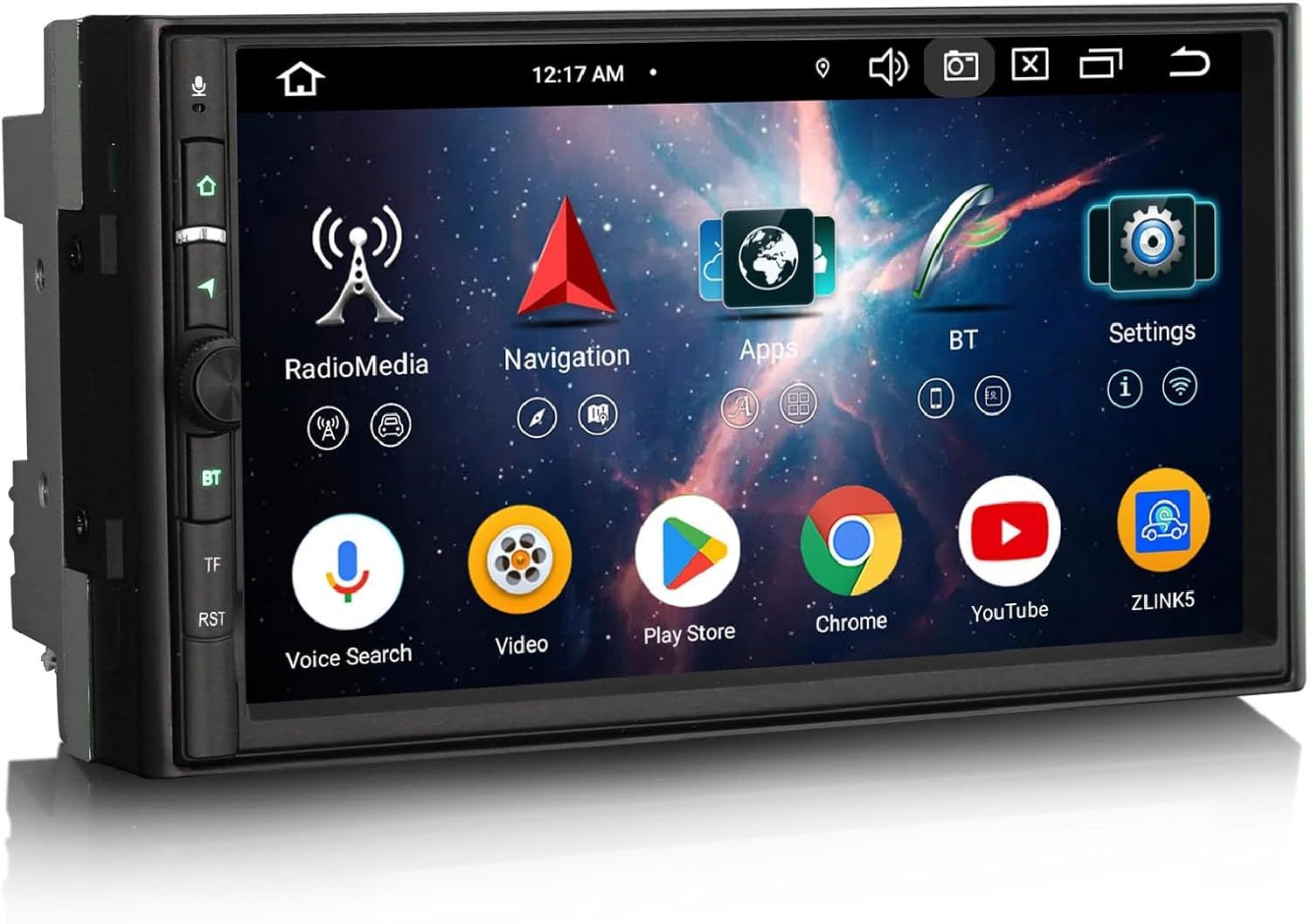 4GB+64GB Android 14 2DIN Car Stereo 7" Touchscreen with Wireless CarPlay Android Auto GPS DAB+ 4G LTE