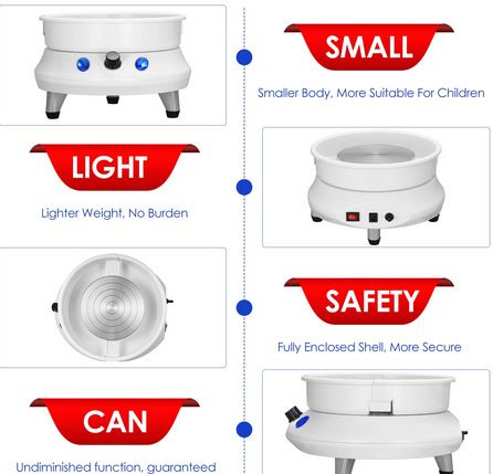 Electric Potter's Wheel 120W Ceramic Clay Machine