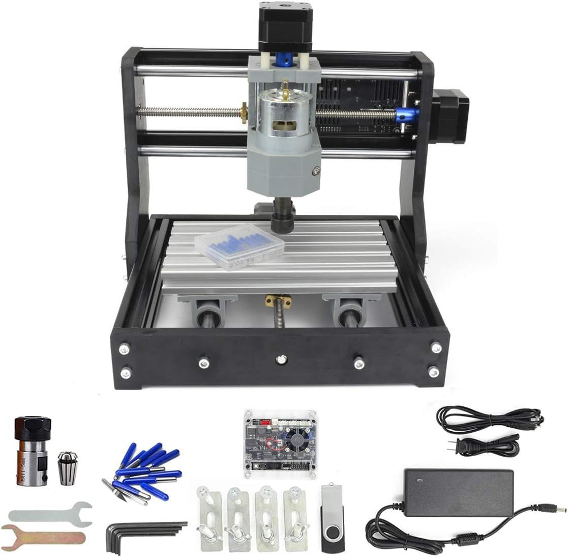 CNC Router 1610 Pro Milling Engraving Machine 3 Axis GRBL Control ER11 Engraver Milling Machine for Wood PVC PCB CNC Milling Machine DIY Engraving