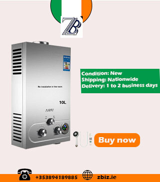 10L LPG Gas Instant Water Heater – 20kW Tankless Water Heater with LED Display