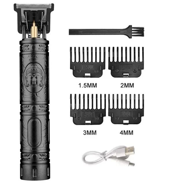 Professional Electric Hair Clipper – Rechargeable Beard &amp; Hair Trimmer