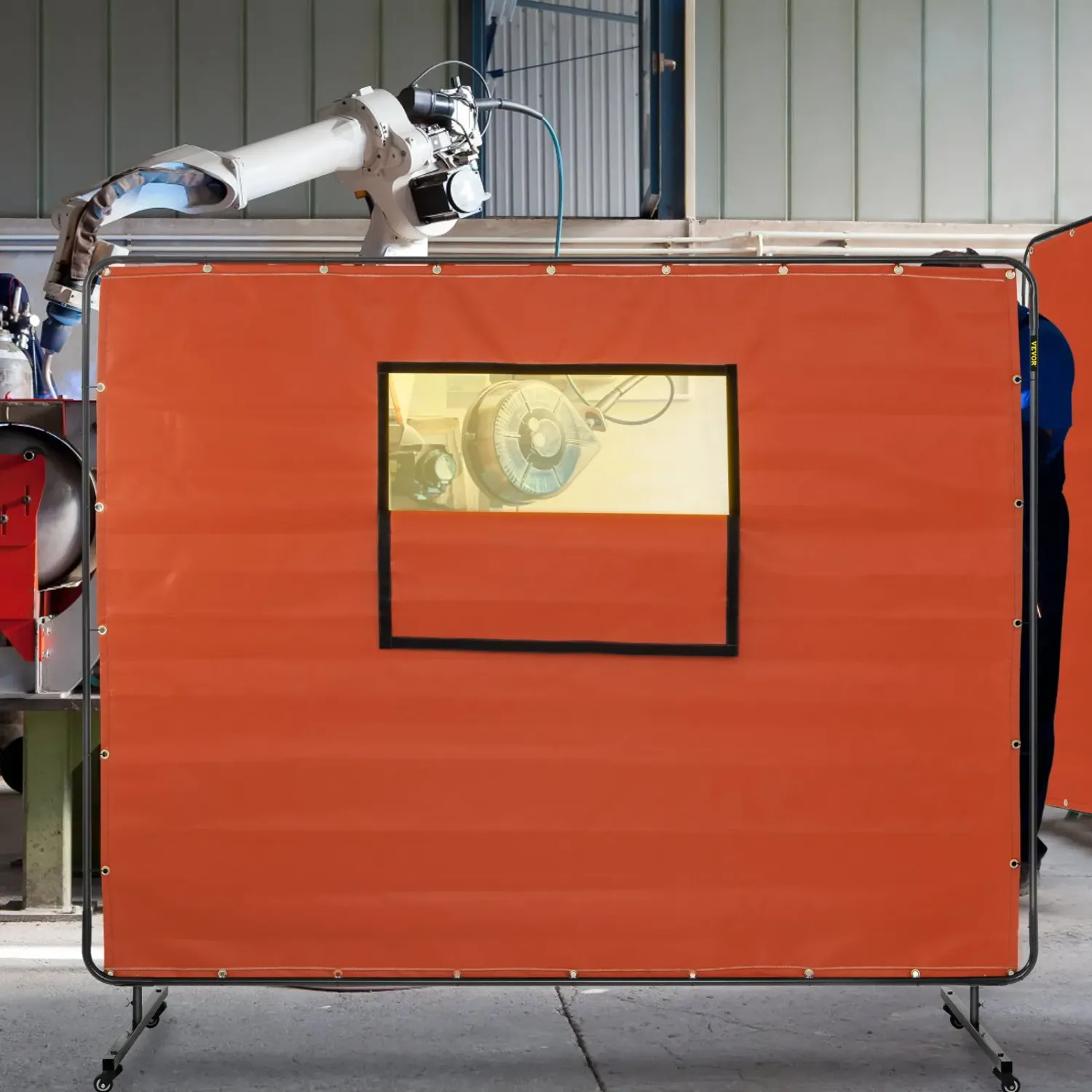 Drywall Curtain Fiberglass Welding Screen 6' x 8'
