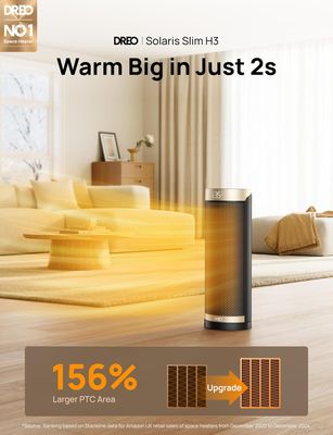 16 Inch Ceramic Tower Heater 220V Oscillating Electric Space Heater with Remote