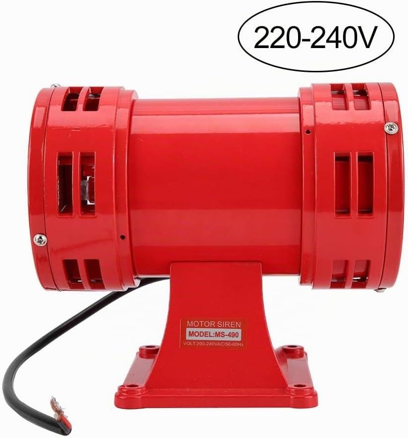 150 dB Electric Motor Siren – 230V Industrial Alarm Horn for Factory, Airport &amp; Emergency Warning