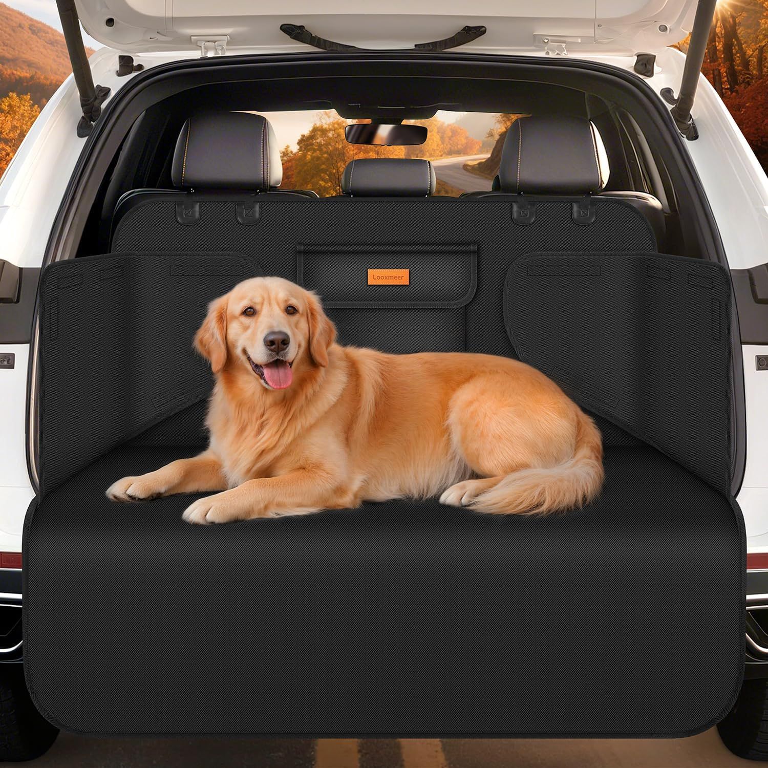 Dog Car Boot Liner – Waterproof 600D Oxford Cargo Mat &amp; Pet Car Protector