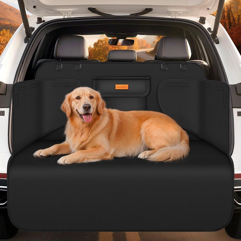 Dog Car Boot Liner – Waterproof 600D Oxford Cargo Mat &amp; Pet Car Protector