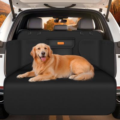 Dog Car Boot Liner – Waterproof 600D Oxford Cargo Mat &amp; Pet Car Protector