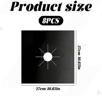 Gas Stove Protector Mat Heat Resistant Burner Covers for Easy Cleaning and Protection