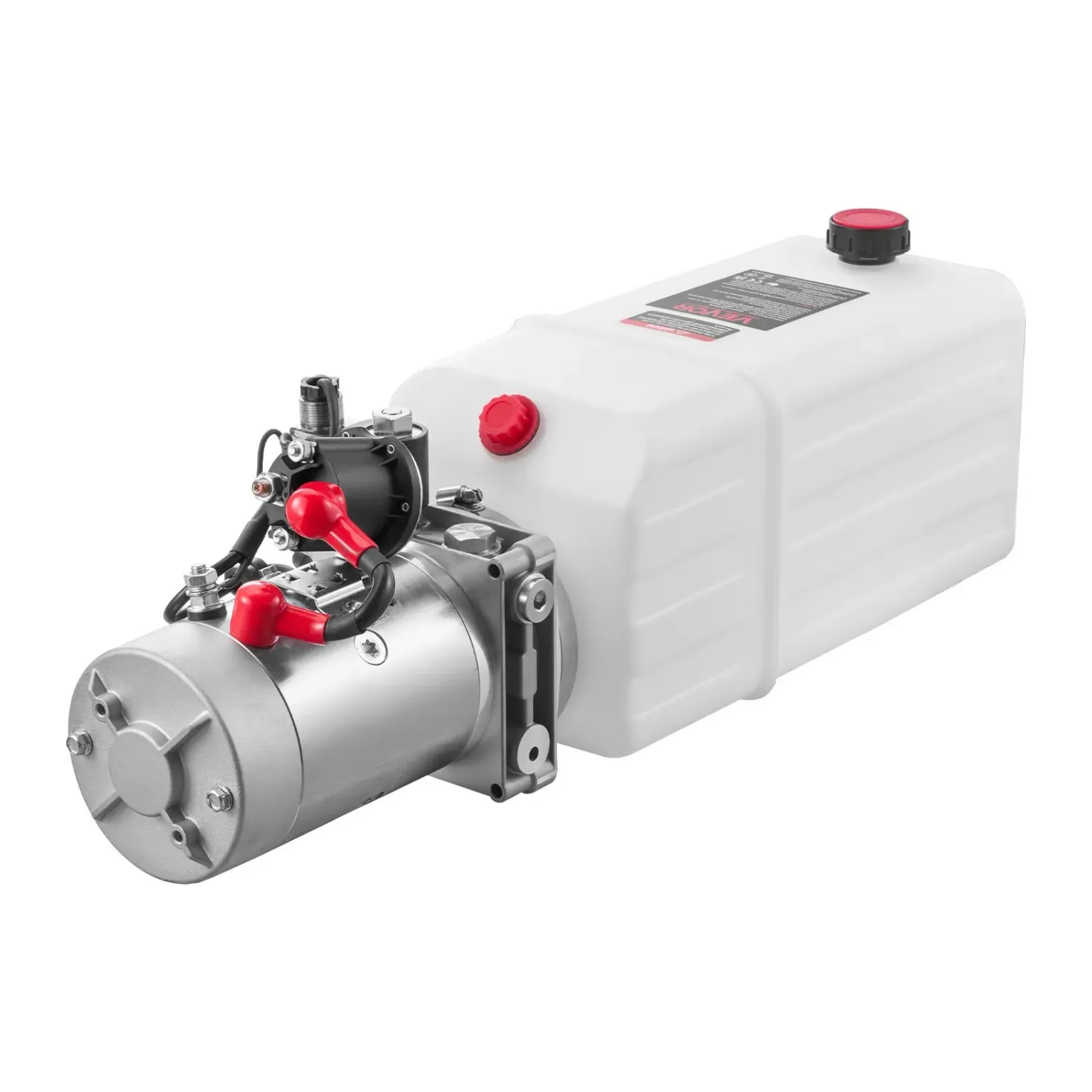 Power Unit 12V 1.6 kW Single-Acting Hydraulic – 6 Quart / 1.5 Gal Reservoir, 3,200 PSI
