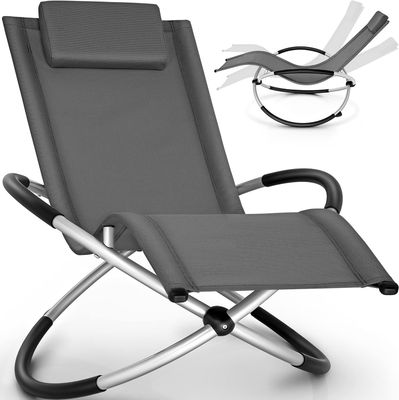 Relaxation Garden Lounger Recliner – Ergonomic Rocking Sun Lounger