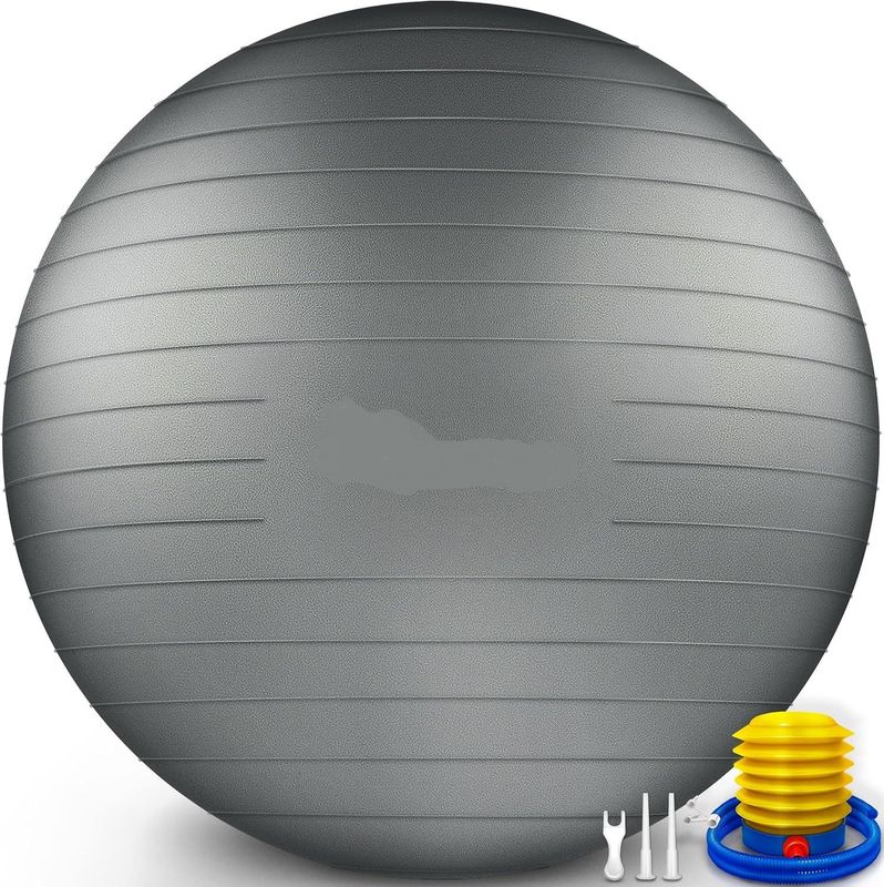 Exercise Ball Anti-Burst 300kg Pilates Yoga Fitness Ball with Pump