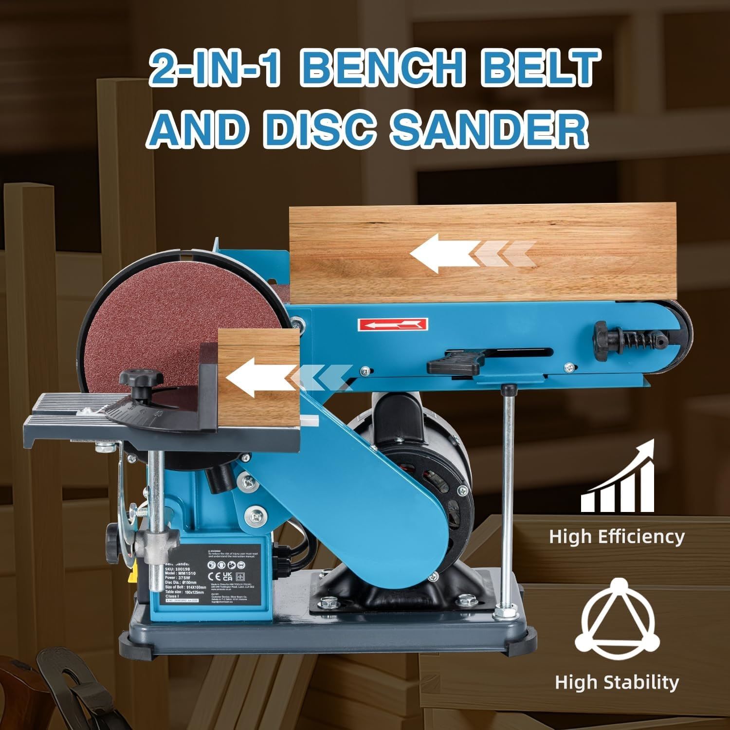 2-in-1 Belt and Disc Sander
