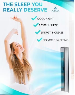91 cm Bladeless Tower Fan – Quiet 8 m/s Airflow with Remote Control