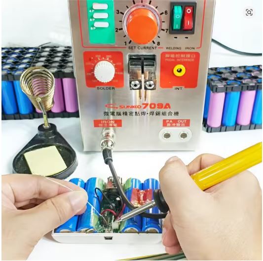 709A 3.2KW Pulse Spot Welder for Lithium Battery Pack Assembly