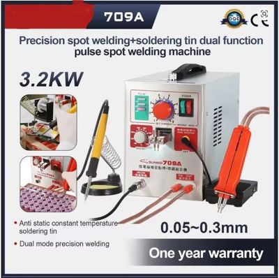 709A 3.2KW Pulse Spot Welder for Lithium Battery Pack Assembly