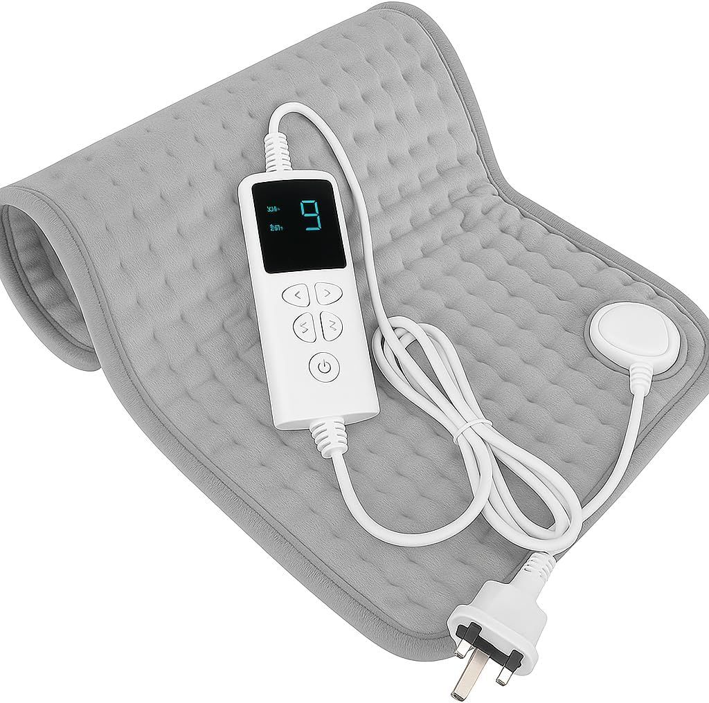 Electric Heating Pad 60x30cm with 9 Heat Levels