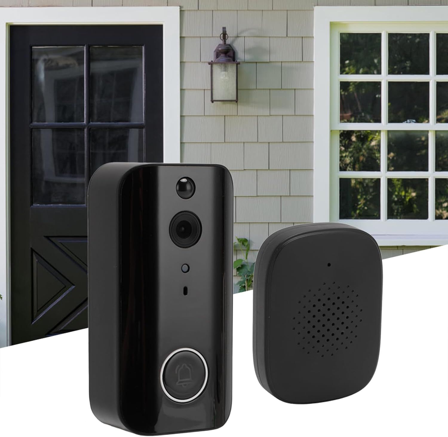 Smart Wifi Wireless Video Doorbell Camera – 1080P HD, PIR Motion Detection &amp; Two-Way Audio