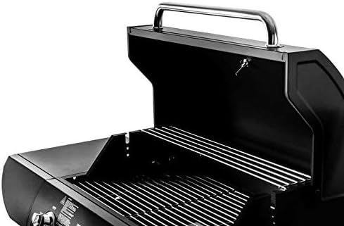 Pro Deluxe 6-Burner Gas BBQ Grill with Side Burner – Black