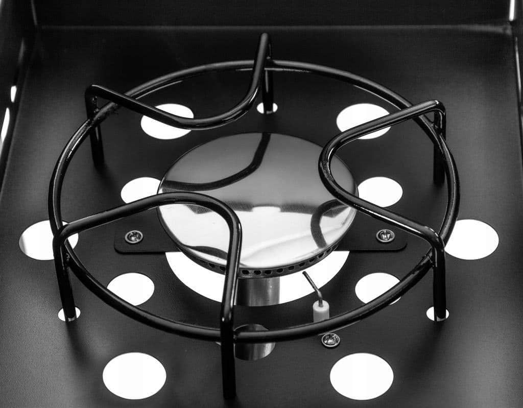 Pro Deluxe 6-Burner Gas BBQ Grill with Side Burner – Black