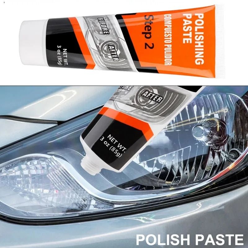 Professional Car Headlight Restoration Kit – Polishing &amp; UV Protection