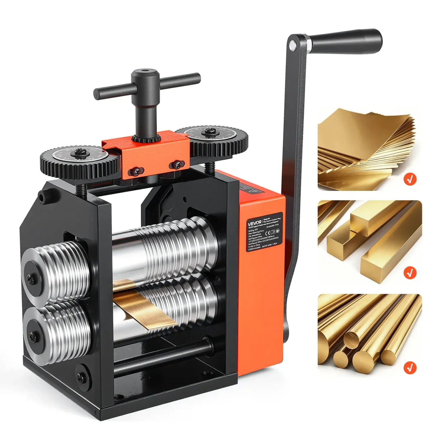 3-in-1 Metal Rolling Mill for Gold, Silver and Copper