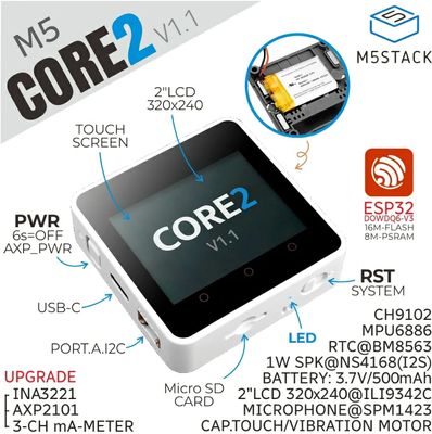 ESP32 Core2 IoT Development Board WiFi Kit