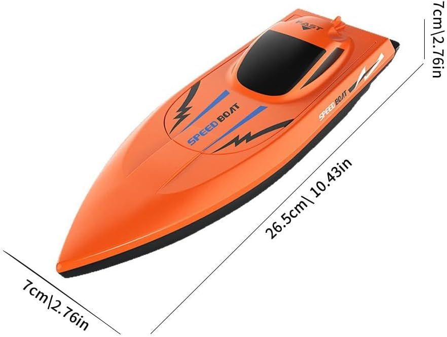 RC 2.4GHz High-Speed Boat – Dual Motor Waterproof Racing Speedboat