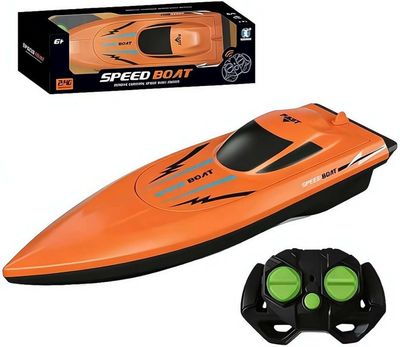 RC 2.4GHz High-Speed Boat – Dual Motor Waterproof Racing Speedboat