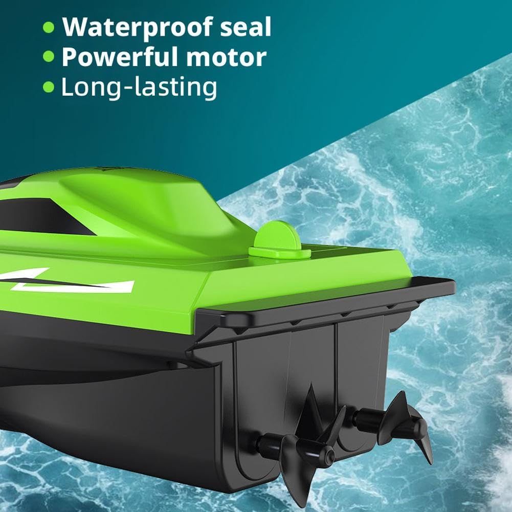 RC 2.4GHz High-Speed Boat – Dual Motor Waterproof Racing Speedboat