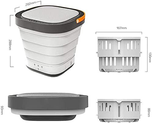 Portable &amp; Foldable Mini Washing Machine with Spin Dryer – 0.8kg