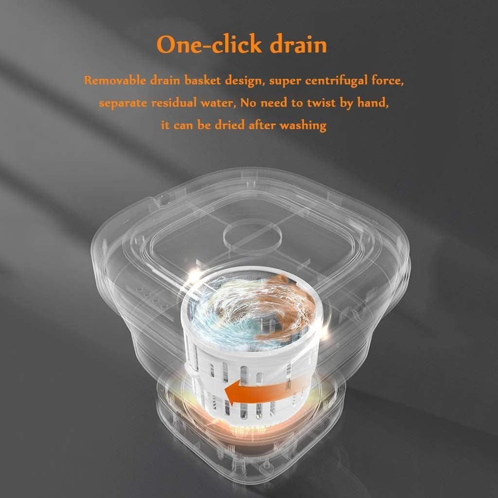 Portable &amp; Foldable Mini Washing Machine with Spin Dryer – 0.8kg