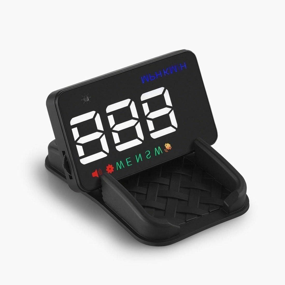 Car HUD Display GPS Digital Speedometer Over Speed Alert
