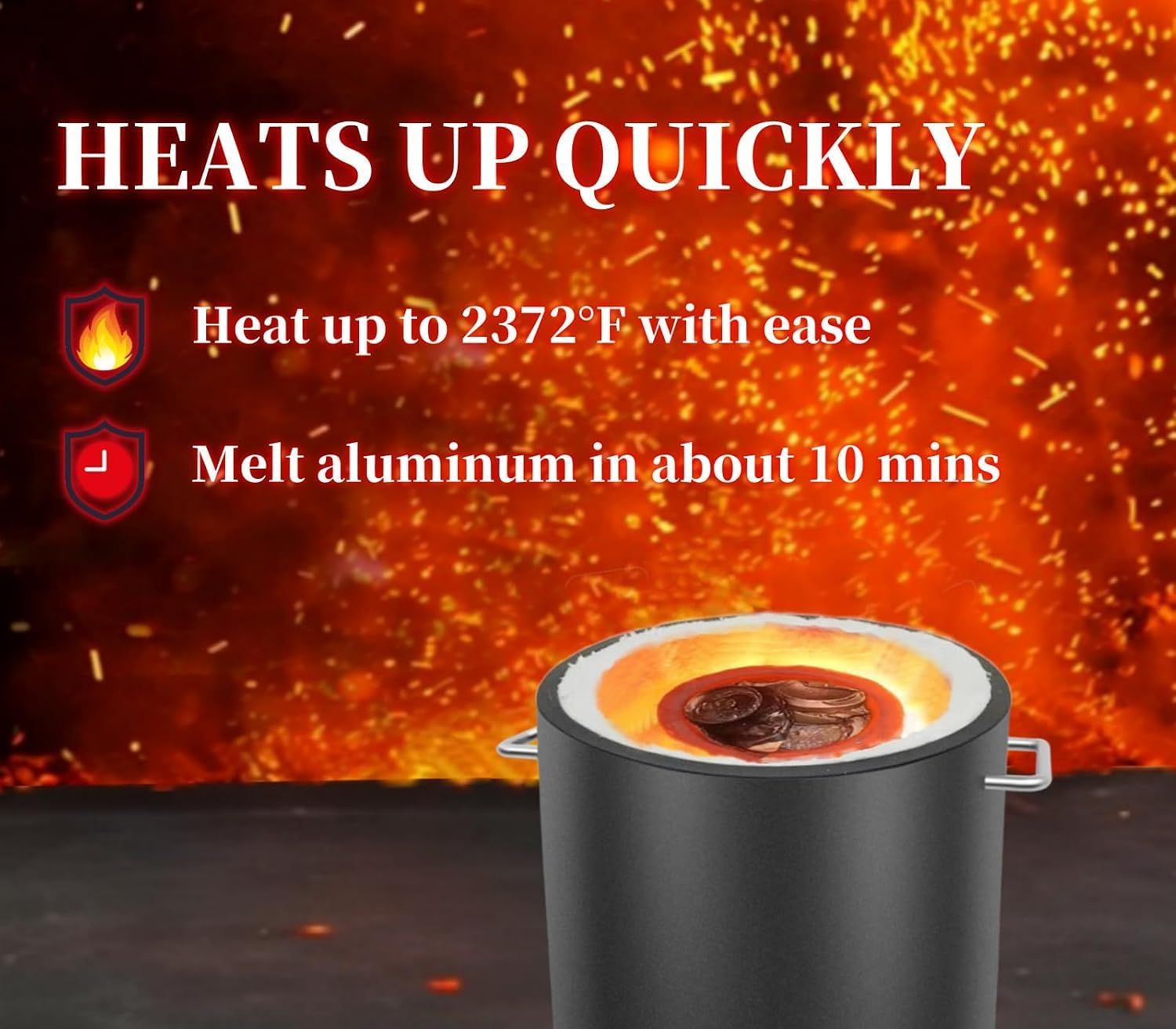 Propane 6KG Metal Melting Furnace Kit – Up to 1300°C