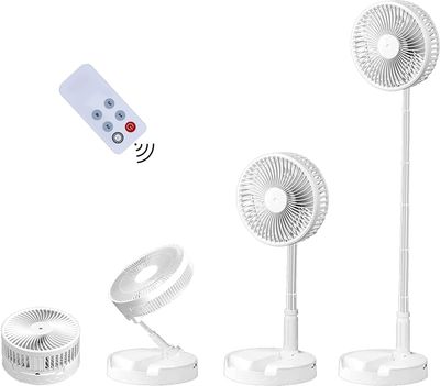 Table Fan Foldable Rechargeable 7200mAh Battery