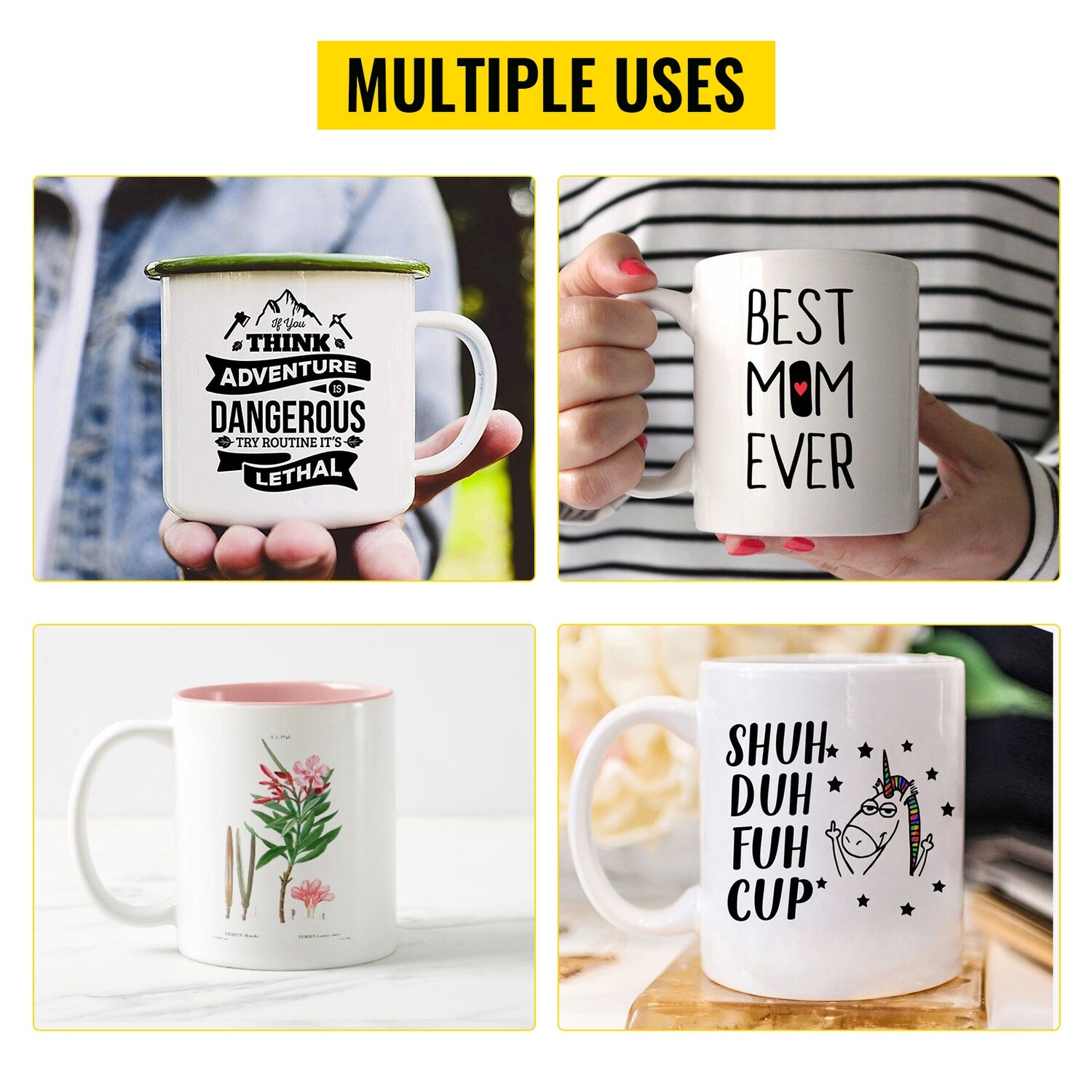 Mug Heat Press Machine for Tumblers, Mugs and Cups