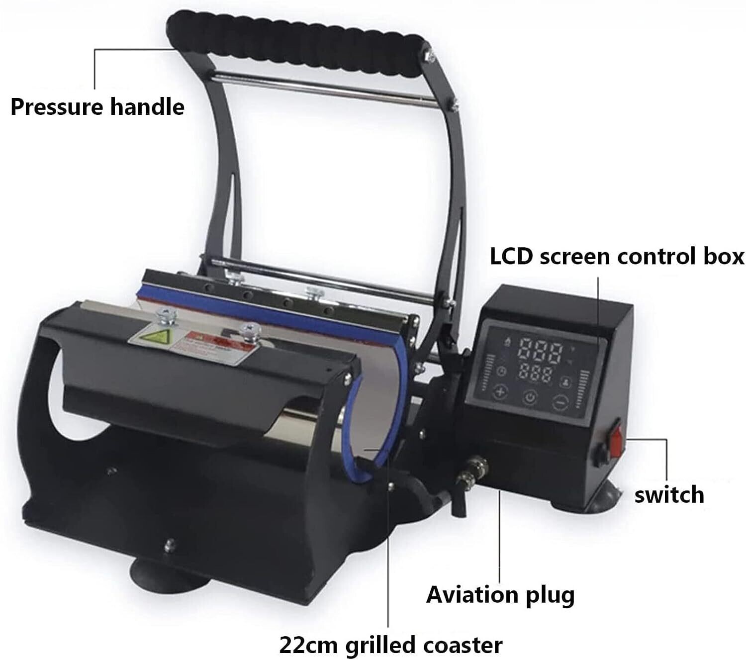 Mug Heat Press Machine for Tumblers, Mugs and Cups