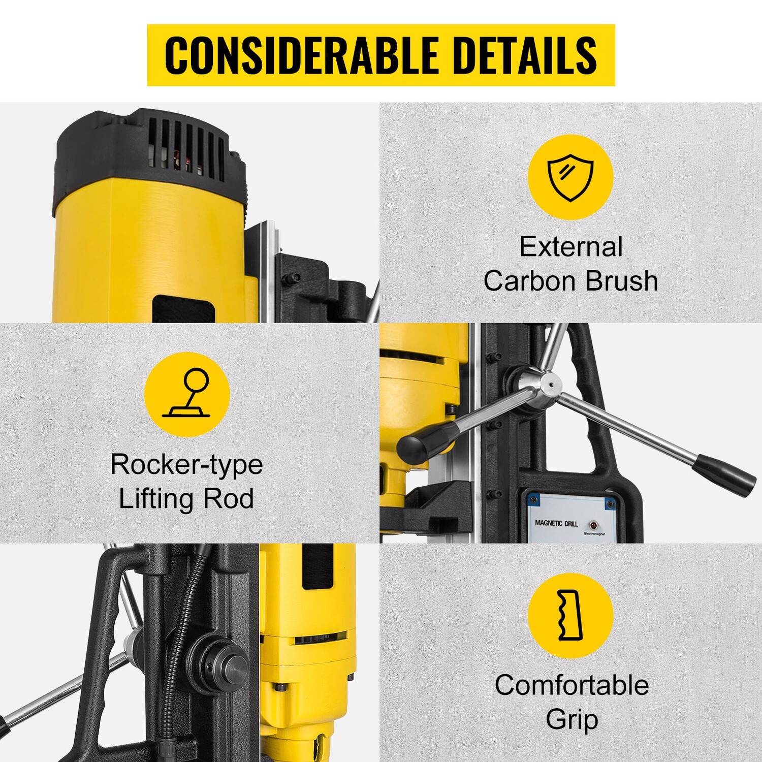 Magnetic Drill 1100W Portable 580 RPM